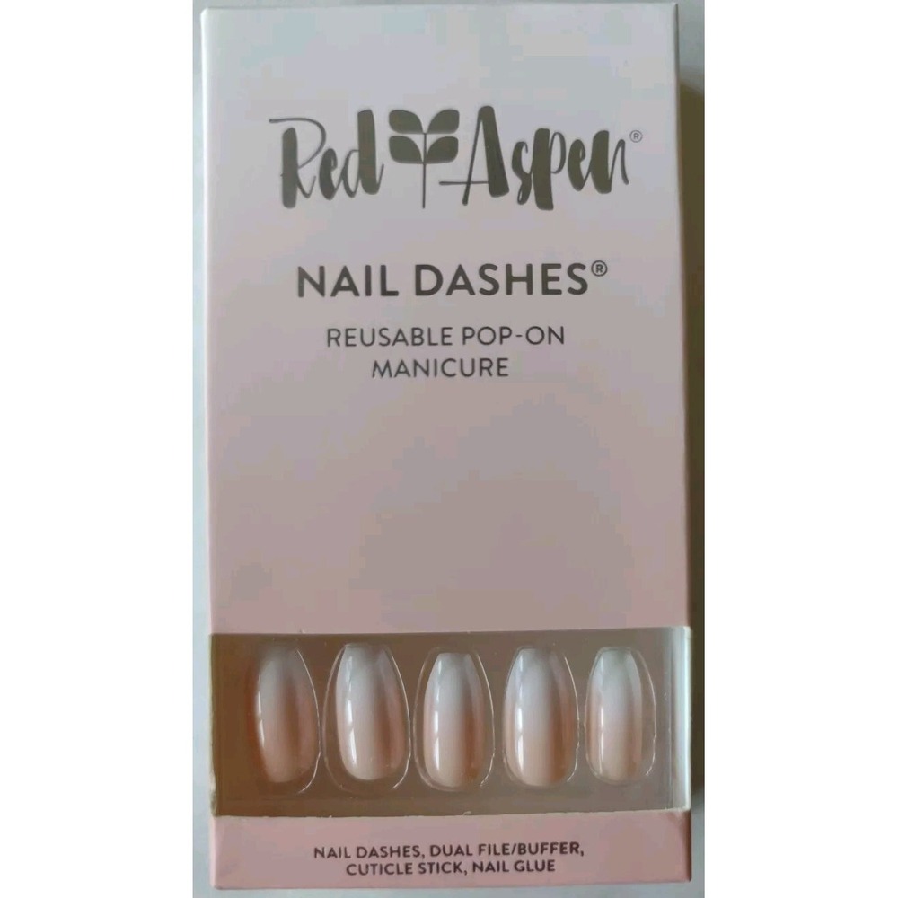 Red Aspen Nail Dashes- Jenna Goes Coconuts NEW Coffin Nails Pop on Manicure